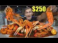 250 MASSIVE SEAFOOD BOIL CHALLENGE King Crab Lobster Crab Legs Texas Seafood Challenge