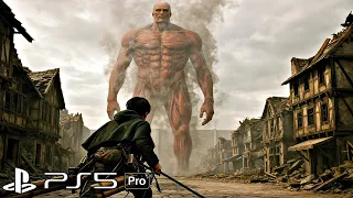 attack on titan ps5 pro final boss fight u0026 ending 4k 60fps