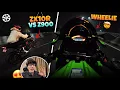 Friday night ride Zx10r vs z900 😍 *CRAZY WHEELIE BATTLE* 🤯