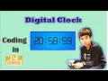 How to Create a Digital Live Clock using Scratch