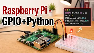 Control your First LED with Python - Raspberry Pi Projects