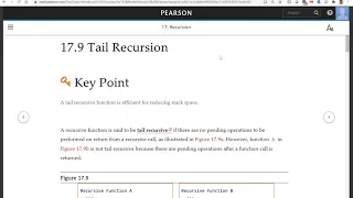 Daniel Liang C Section 17 9 Tail Recursion