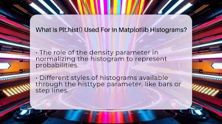 What Is Plt hist Used For In Matplotlib Histograms - Python Code School