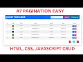 Part-1 PAGINATION PAGINATION IN JAVASCRIPT HTML CSS JS PAGINATION JAVASCRIPT PAGINATION