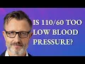 Is too low blood pressure