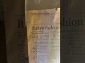 Newspaper Showing The Last Date Of Service