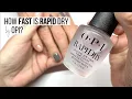 How FAST is RAPID DRY by OPI DEMO REVIEW WEAR TEST