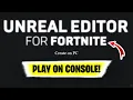 How to play CREATIVE 2 0 on CONSOLE How to play FORTNITE CREATIVE 2 0 How to get to CREATIVE 2 0