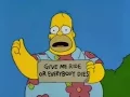 The Simpsons - Crazed Fat Homer Stealing Ice Cream Truck