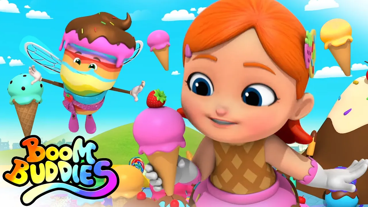 Ice Cream Song | Food Song | Nursery Rhymes and Kids Songs with Boom Buddies Ice Cream Song | Food Song | Nursery Rhymes and Kids Songs with Boom Buddies