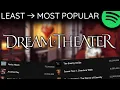 Lagu Every DREAM THEATER Song LEAST TO MOST PLAYED [2023]