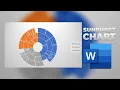 How to create a sunburst chart in word