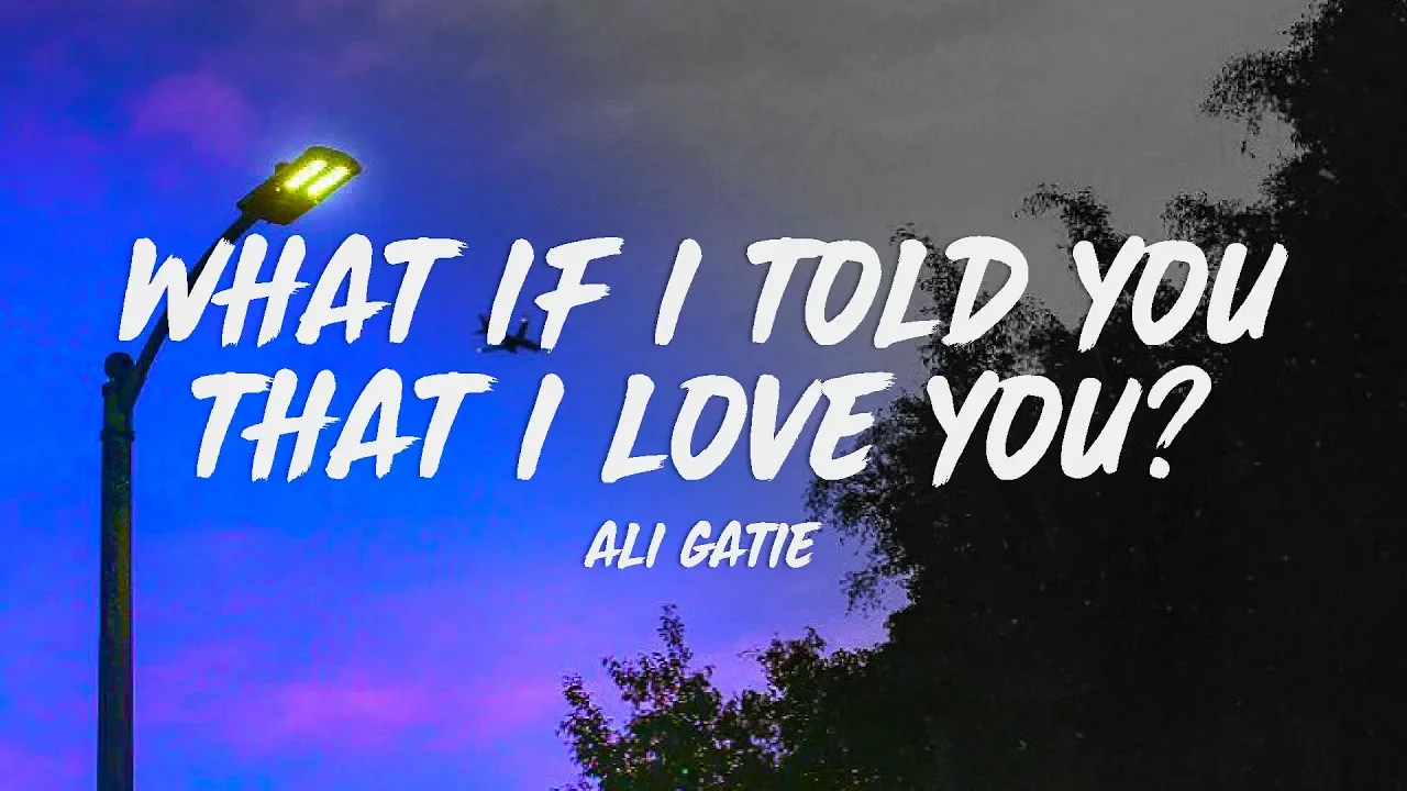 Ali Gatie - What If I Told You That I Love You? (Lyrics)