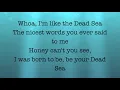 The Lumineers- The Dead Sea [LYRICS ON SCREEN]