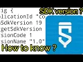 Sketchware how to know my app SDK version in Sketchware