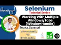 Selenium Tutorial series Sinhala PART 10 - Handle Multiple Window Handle