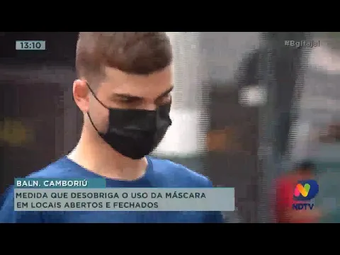 Balneário Camboriú desobriga o uso da máscara em locais abertos e fechados