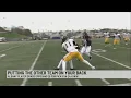 Albany player drags opposing QB for pick-6 in 24-8 win
