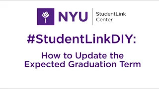 Updating Your Expected Graduation Term
