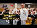 Everyone Sat Down at Navy Ceremony Until 3-Star Admiral Refused to Sit When He Saw Who Was Missing