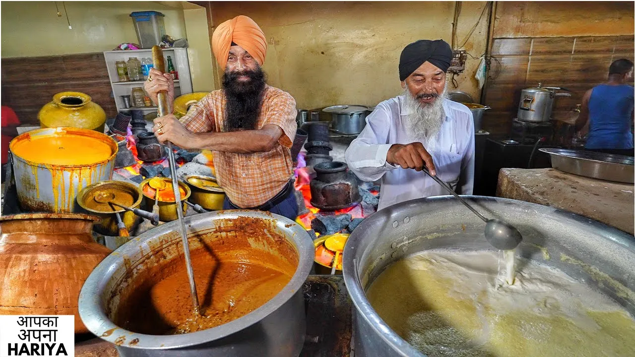 Punjab ka  1 Desi Highway Dhaba  indian street food at Baba Nim Wala Zimidara Dhaba 