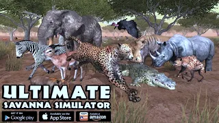 crocodile vs lion hippo rhino wild dog hyena elephant ultimate