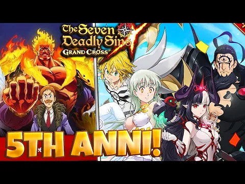 Download MP3 30 FREE MULTIES! 5TH ANNIVERSARY EVE CELEBRATIONS!! | Seven Deadly Sins: Grand Cross
