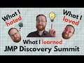 JMP Bayesian Optimization Key Technical Takeaways from Sorrento Discovery Summit