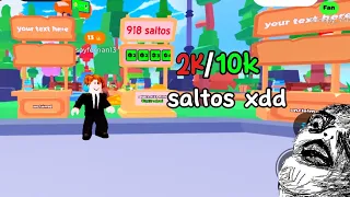 SALTANDO HASTA 10.000 VECES EN PLS DONATE #2 Xd