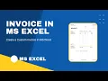 Create Interactive Invoice in Excel