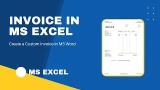 Create Interactive Invoice in Excel