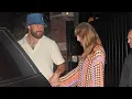 Travis Kelce caught opening the car door for Taylor Swift at Chiltern firehouse London 26 Jun 2024