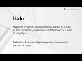 Halo Meaning