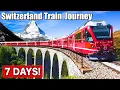 Download Lagu 🇨🇭7 DAYS Most Beautiful Train Journey in Switzerland | Bernina Express, Glacier Express
