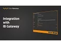 Integration with IB Gateway