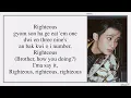 MARK (마크) - Righteous (Easy Lyrics)
