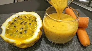 WHAT IS PASSION FRUIT AND CARROT JUICE FOR? DISCOVER ALL THE BENEFITS TODAY 😯