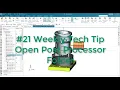 POSTPROCESSOR BUILDING - Weekly Tech Tip