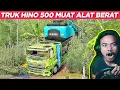Lagu Truk hino tronton muat alat berat jalan ekstrim di pedalaman - Euro Truck Simulator 2