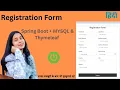 Spring Boot Registration Form with MySQL Thymeleaf Full Project Step by Step