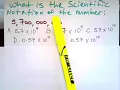 G E D HiSET TEST Question What is the Scientific Notation of the number Part 1