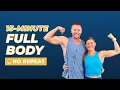 15-Minute FULL BODY Strength Fat Burn NO REPEAT Dumbbells