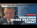 Tornadoes large hail possible for Wisconsin Pete Petoniak breaks down the weather forecast