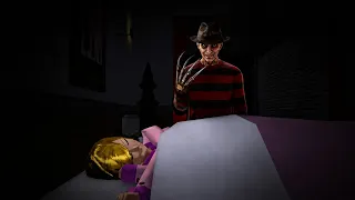 فريدي دخل حلمها ولم يتركها تستيقظ 😵 Freddy entered her dream and wouldn't let her wake up.