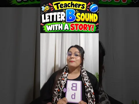 Letter B Sound /b/ with a Short Story | Easy Phonics Lesson for Teachers #shorts