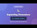 NumPy expand - dims Tutorial