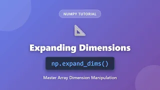 NumPy expand - dims Tutorial