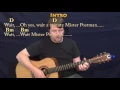 Please Mr. Postman (The Marvelettes) Guitar Cover Lesson in D with Chords/Lyrics