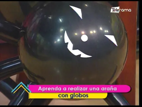 Aprenda a realizar una araña con globos