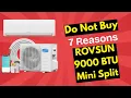 Before You Buy ROVSUN 9000 BTU Mini Split Watch This Brutal Review